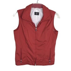 Bogner Red Lightweight Full Zip Outdoor Packable Vest 10